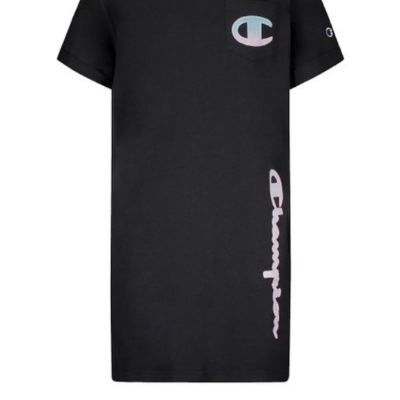 Champion Black Ombre Logo Dress NWT - Picture 2 of 2